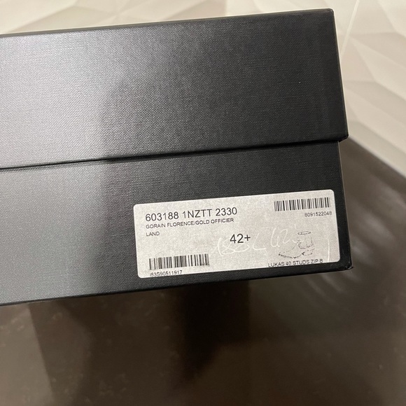 XX SOLD XX Saint Laurent Lukas Suede studded boots - Picture 3 of 8